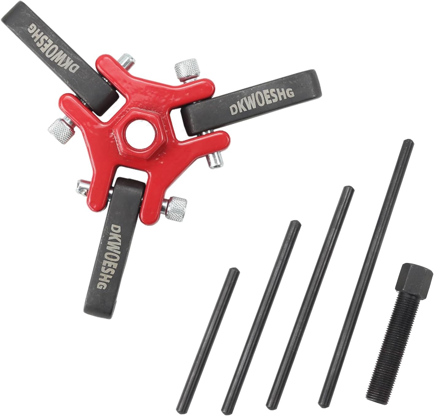 Extractor de equilibrador armónico  Juego de 3 extractores de poleas de mandíbula  Elimina amortiguadores y equilibradores  Compatible con Chevy GM
