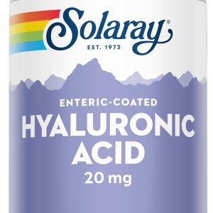SOLARAY Ácido hialurónico  Ayuda a apoyar la comodidad saludable de las articulaciones y la salud de la piel  con vitamina C  30 cápsulas vegetales SOLARAY Ácido hialurónico  Ayuda a apoyar la comodidad saludable de las articulaciones y la salud de la piel  con vitamina C  30 cápsulas vegetales