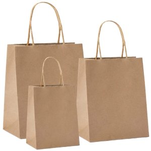 Yesland 75 bolsas de papel kraft, bolsas de papel kraft marrón, bolsas de compras de papel y bolsas de fiesta con asas, ideal para compras, bolsas Yesland 75 bolsas de papel kraft, bolsas de papel kraft marrón, bolsas de compras de papel y bolsas de fiesta con asas, ideal para compras, bolsas