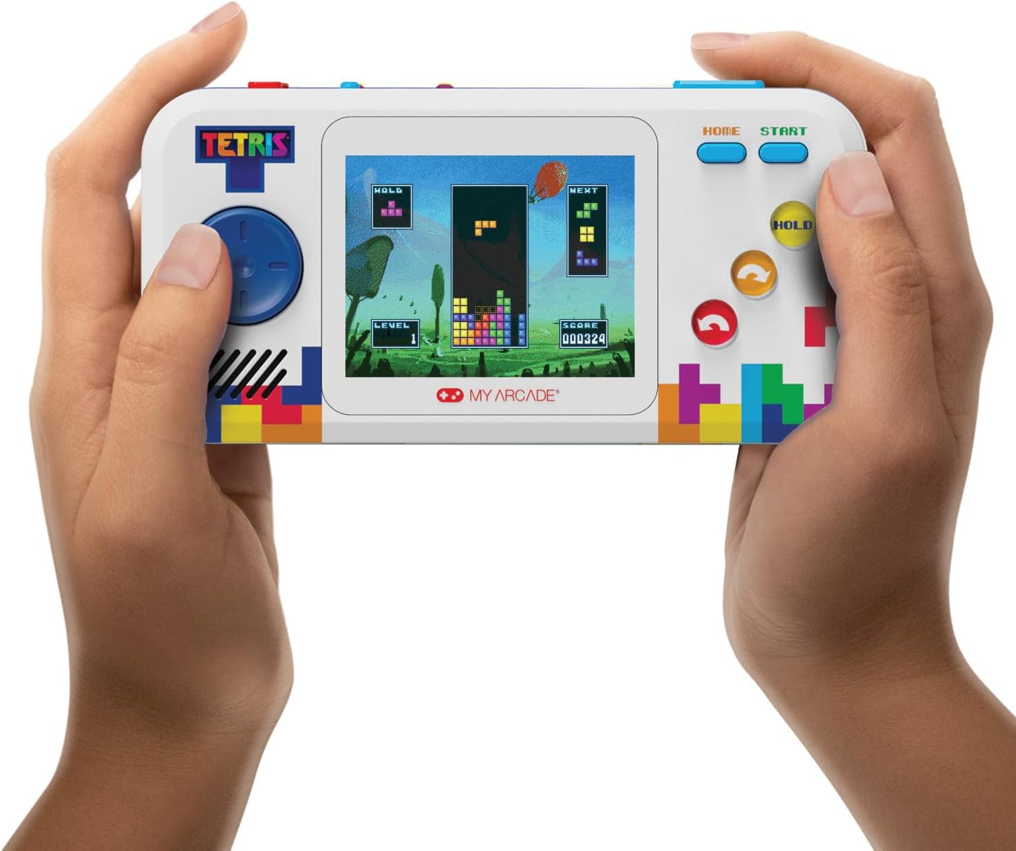 My Arcade Tetris Pocket Player Pro sistema de juego portátil, pantalla a todo color de 2.75″