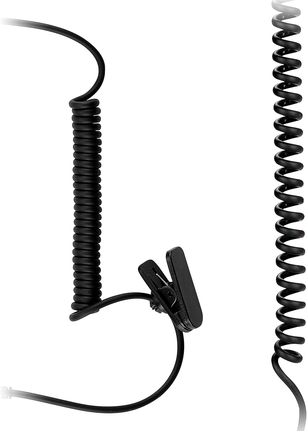 Auricular de policía de 0.138 pulgadas1 pin solo escucha tubo acústico auricular para altavoz remoto micrófono Motorola Kenwood radio de 2 vías FBI