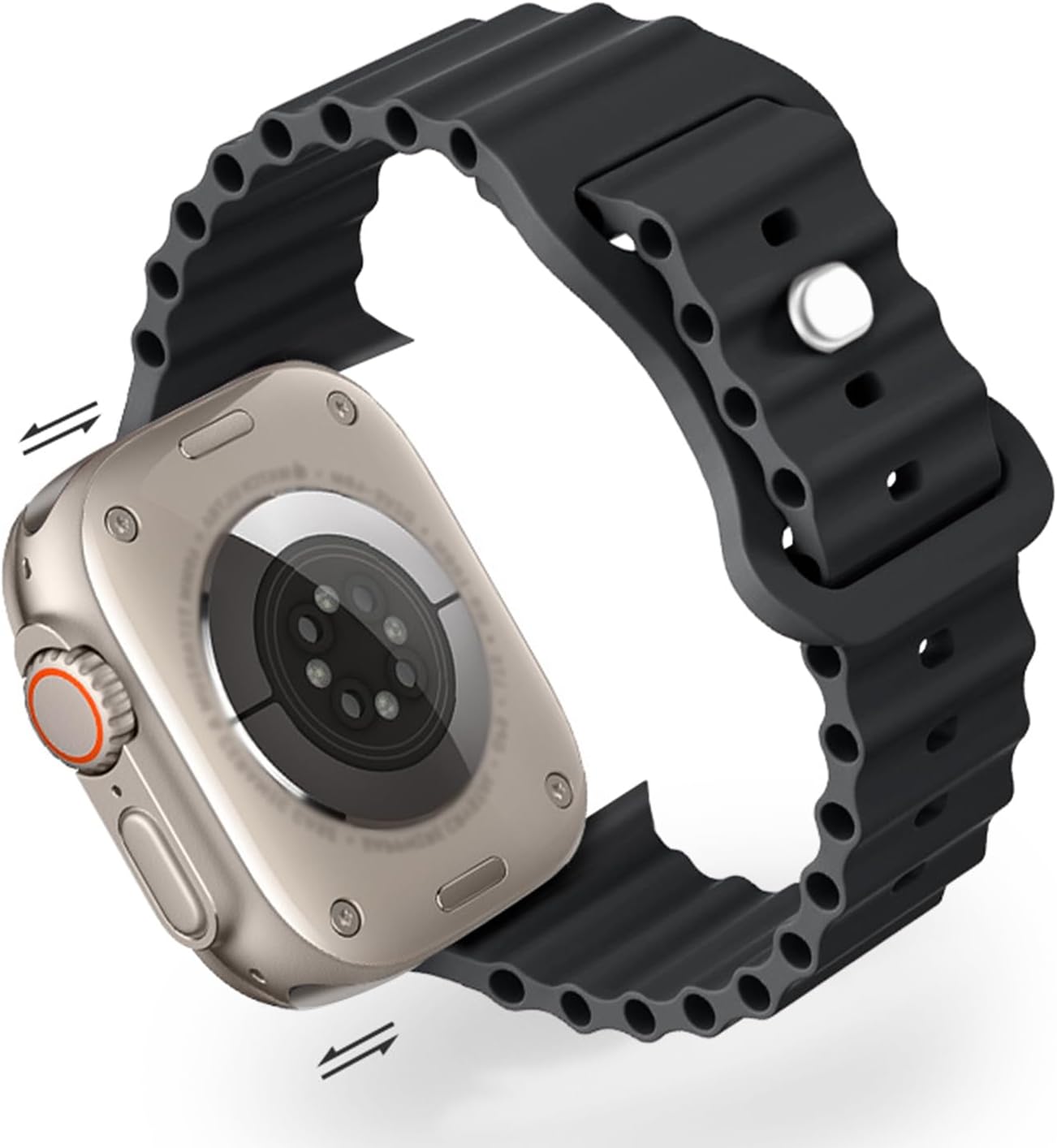 Correas de océano compatibles con Apple Watch Band 1.496 in 1.575 in 1.614 in 1.654 in 1.732 in 1.772 in 1.929 in
