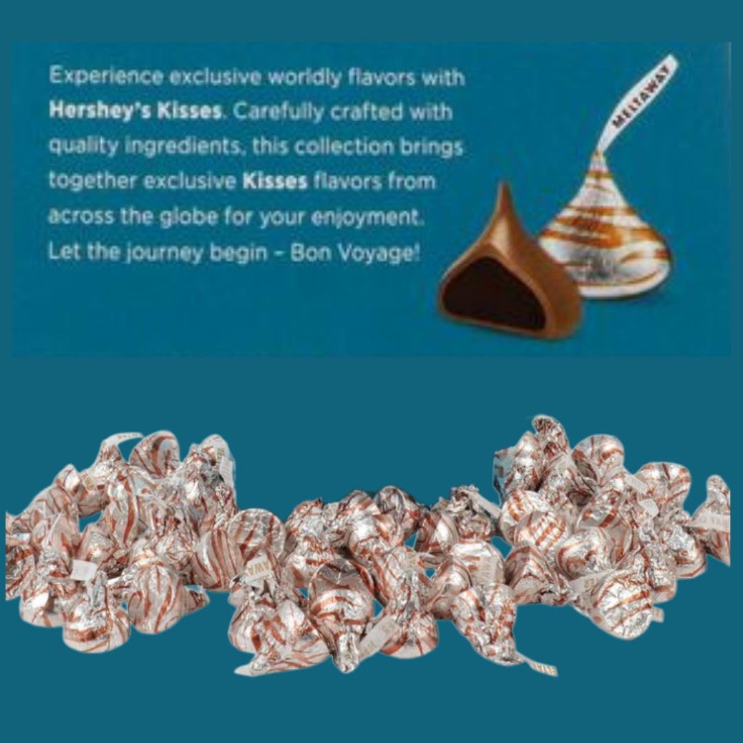 Hershey’s Kisses Meltaway – Caramelos de chocolate con leche, envueltos individualmente, 4 libras, paquete a granel (380 piezas)