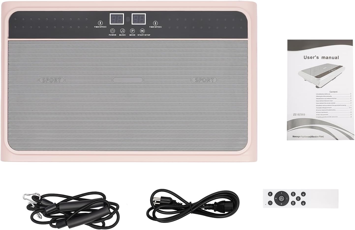 NATICRISI Máquina de ejercicios con placa de vibración, entrenamiento de cuerpo entero, plataforma de fitness, equipo de entrenamiento en casa para