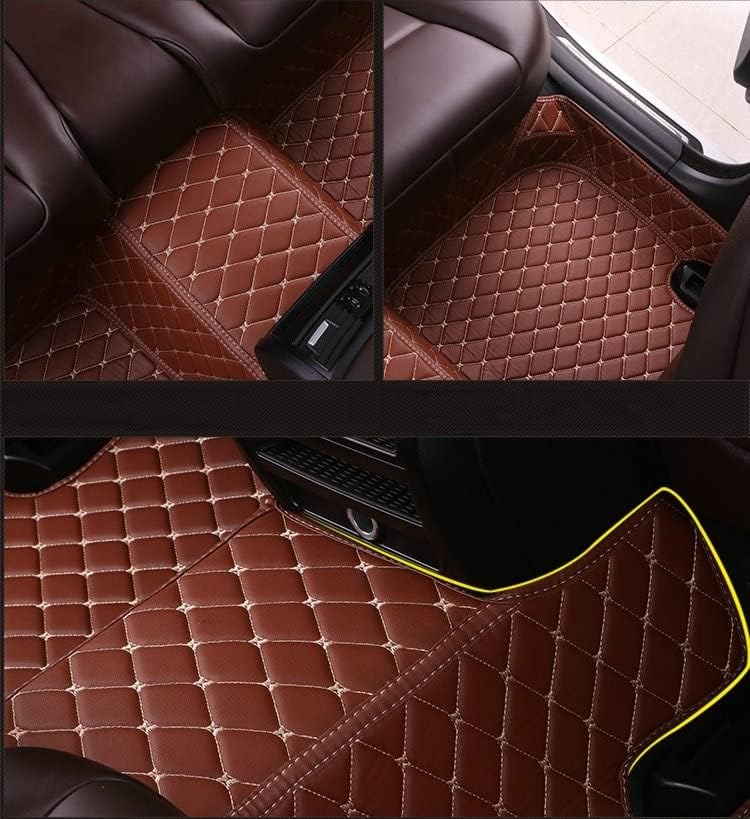 Alfombrillas de automóvil aptas para BMW 1, 2, 3, 4, 5, 6, 7 Series X1, X2, X3, X4, X5, X6, X7, Z4 para todo tipo de clima (color negro)