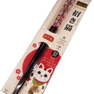 Daiso Palillos de buena suerte de 9.1 pulgadas fabricados en Japón (Lucky Cat) Daiso Palillos de buena suerte de 9.1 pulgadas fabricados en Japón (Lucky Cat)