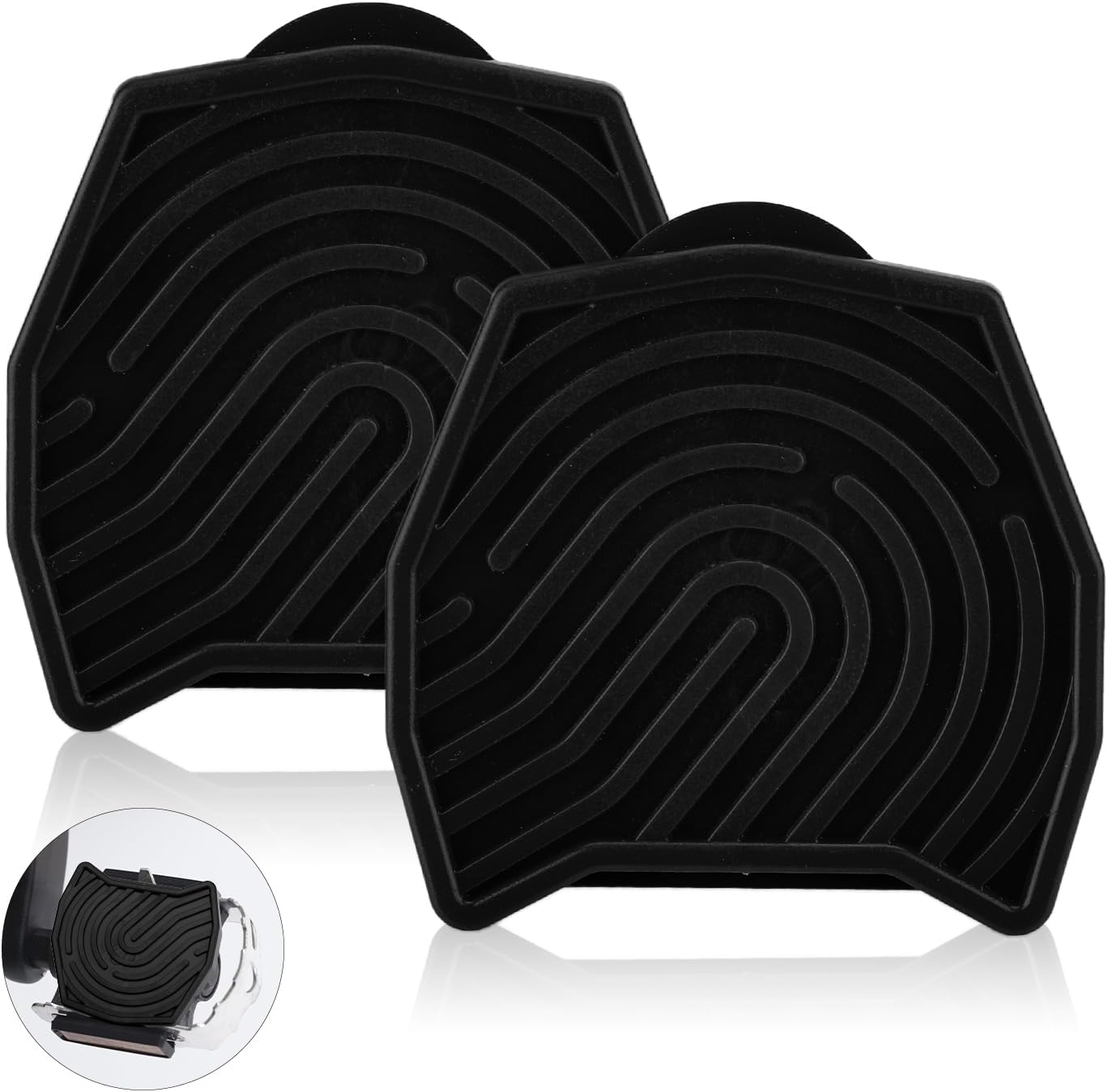 Convertidor de pedal de 2 piezas, convertidores de pedal de bicicleta, convertidores de pedal sin clipless convertidores de pedal compatibles con