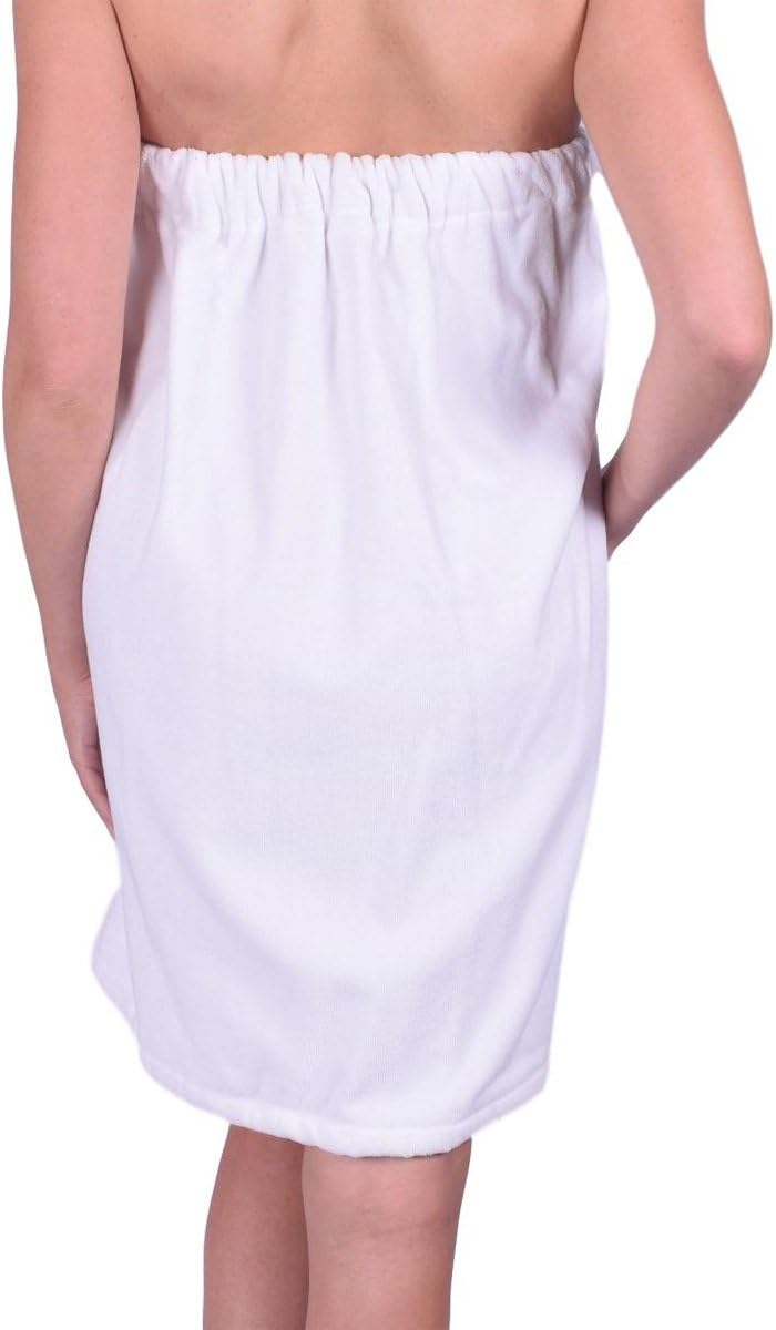 anatolian Toalla envolvente de algodón orgánico para mujer, ajustable, para después de la ducha, toallas de felpa para usar en el gimnasio, piscina,