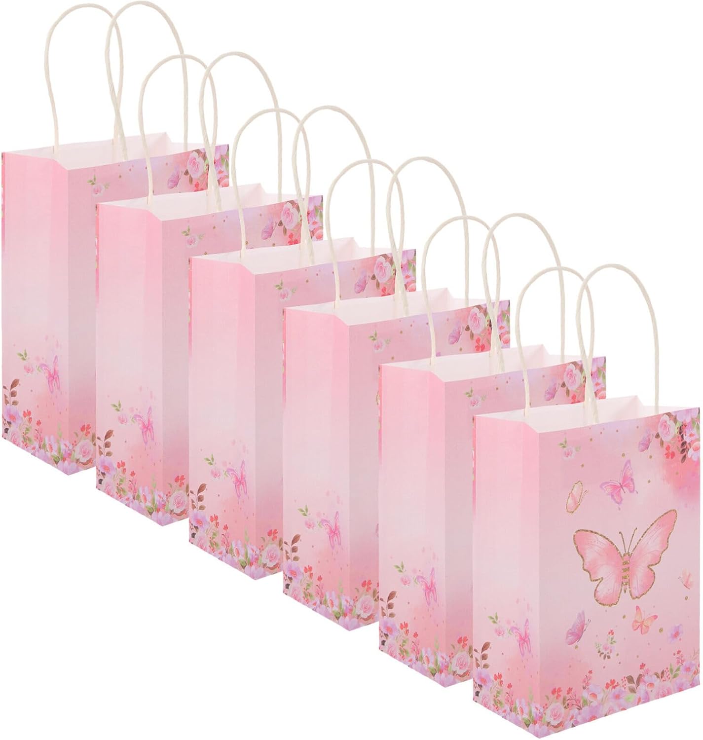 Healifty 12 unids bolsa de bautizo bolsa de embalaje bolsas de embalaje bolsas de embalaje bolsas de almacenamiento de mariposas bolsas de regalo de