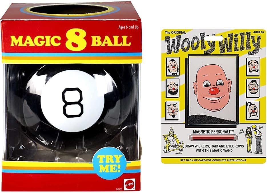 Juguete mágico de 8 bolas para niños, con temática retro, adivinador, haz una pregunta y da la vuelta para obtener respuesta exclusivo de Tienda y
