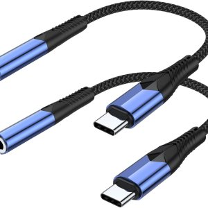 Adaptador de audio USB C a 0.138 in, (paquete de 2) adaptador de conector de auriculares tipo C a auxiliar cable compatible con iPhone 1515 Plus15 Adaptador de audio USB C a 0.138 in, (paquete de 2) adaptador de conector de auriculares tipo C a auxiliar cable compatible con iPhone 1515 Plus15