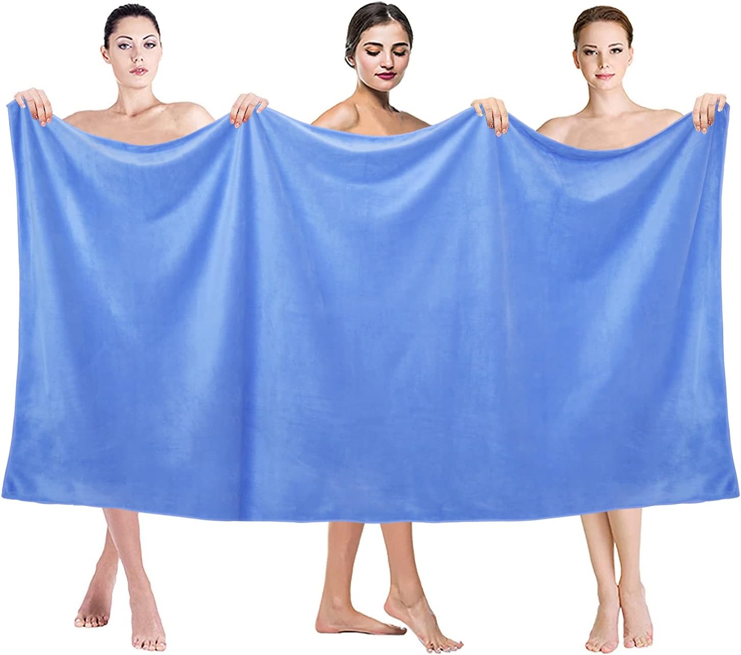JML – Paquete de 2 toallas de baño de microfibra, extragrandes, 40 x 80pulgadas, suaves, superabsorbentes y secado rápido, multiusos, sábana de baño