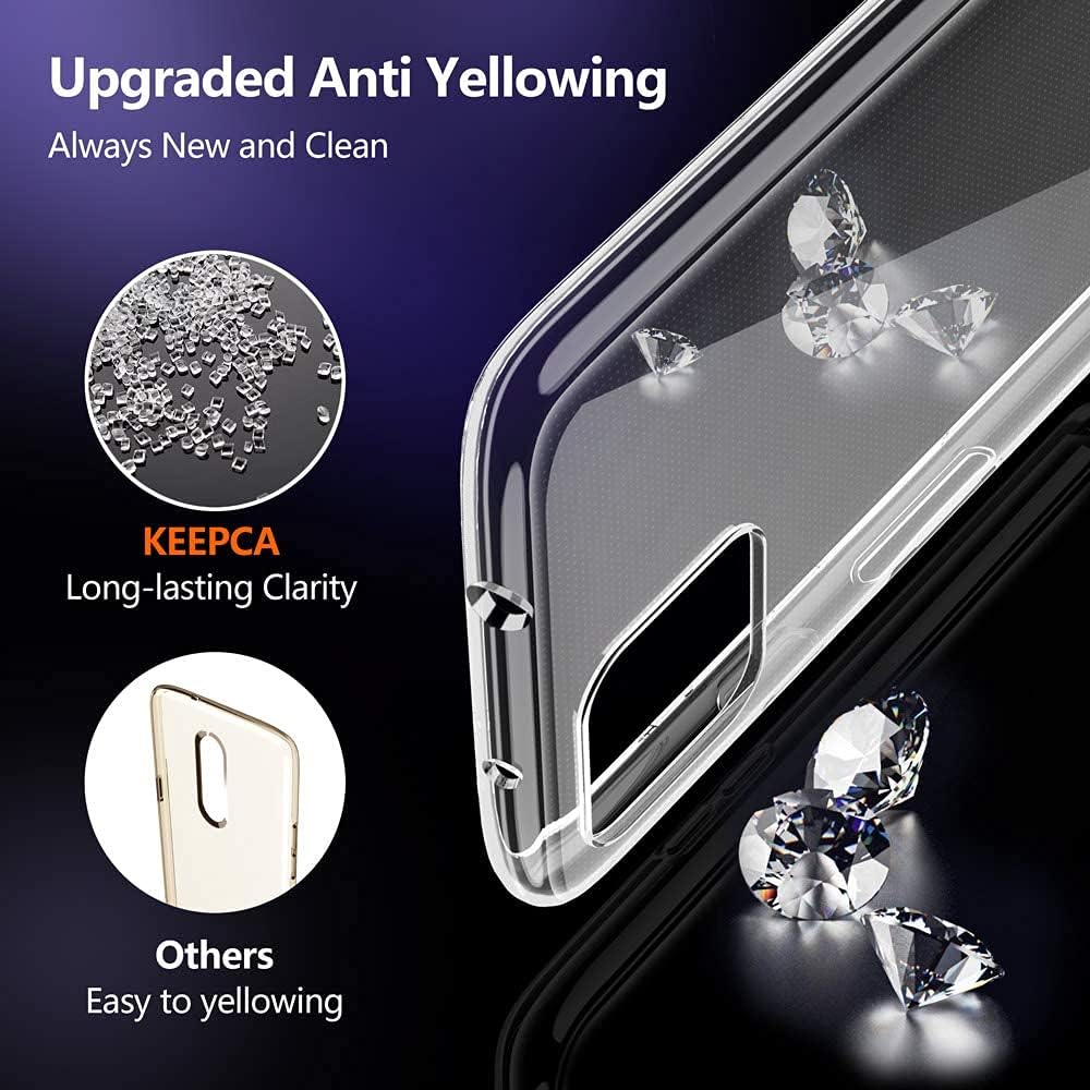 Funda transparente para Google Pixel 4a 5G, no compatible con Pixel 4a, delgada, suave, silicona flexible, gel de poliuretano termoplástico, a