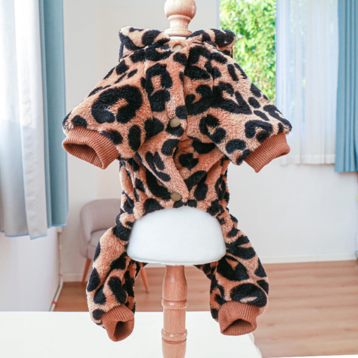 Suéter para perros pequeños, niñas y niños, sudadera con capucha de invierno para perros pequeños, sudadera cálida y esponjosa para clima frío,
