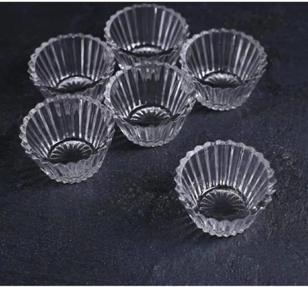 Cuencos pequeños de vidrio, cuencos pequeños perfectos para preparar, salsas, nueces o dulces, cuencos de preparación de comidas o cuencos de
