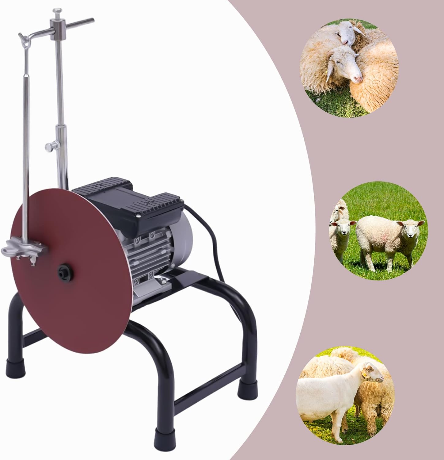 Máquina eléctrica de afilador de cuchillas, 480 W, cabra de tijera, amoladora de hoja para oveja, cabra de cizalla, tijeras de corte, cortador de