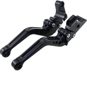 Palanca de embrague para motocicleta, manijas ajustables para motocicleta, palancas de embrague de freno corto para Yamaha XT660 XT660R XT660X Palanca de embrague para motocicleta, manijas ajustables para motocicleta, palancas de embrague de freno corto para Yamaha XT660 XT660R XT660X