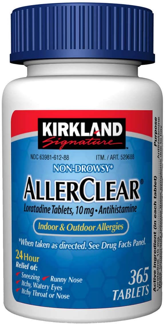 Kirkland Signature AllerClear, 365 tabletas (paquete de 2)