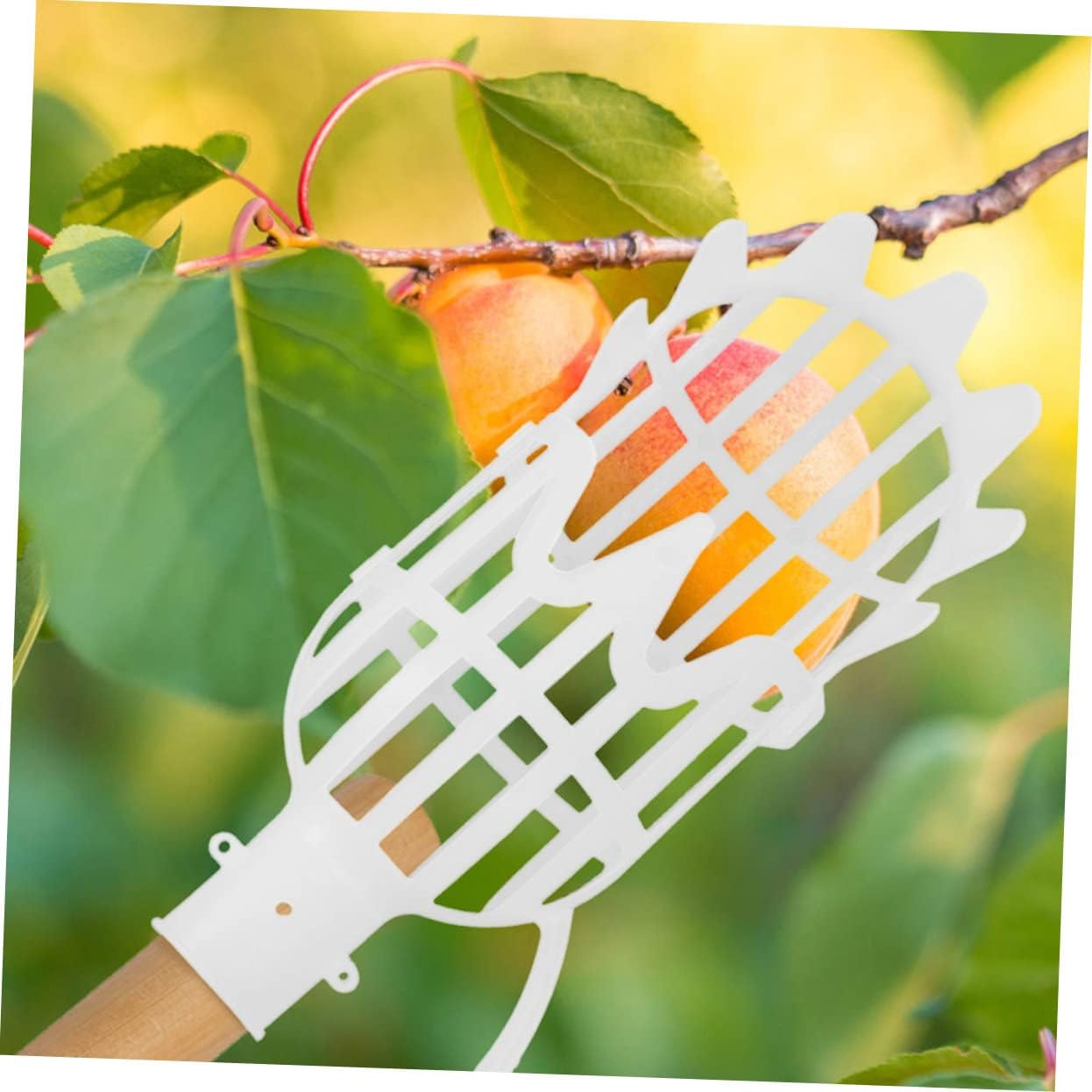 Cesta recogedora de frutas, 2 unidades, cesta de herramientas para recolección de frutas, cosechadoras de frutas, recogedor de frutas, contenedor de