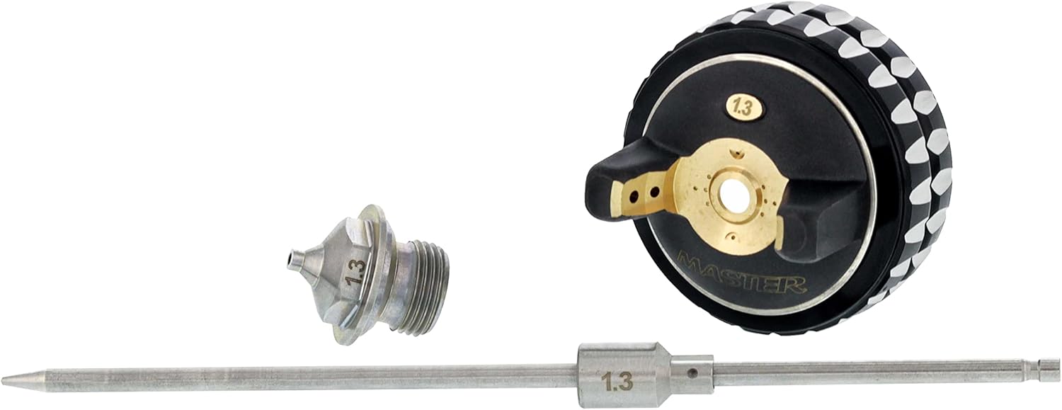 Juego de aguja, boquilla de fluido y tapa de aire de 0.06 pulgadas (0.051 in)  Compatible con pistola de pulverización HVLP de alto rendimiento