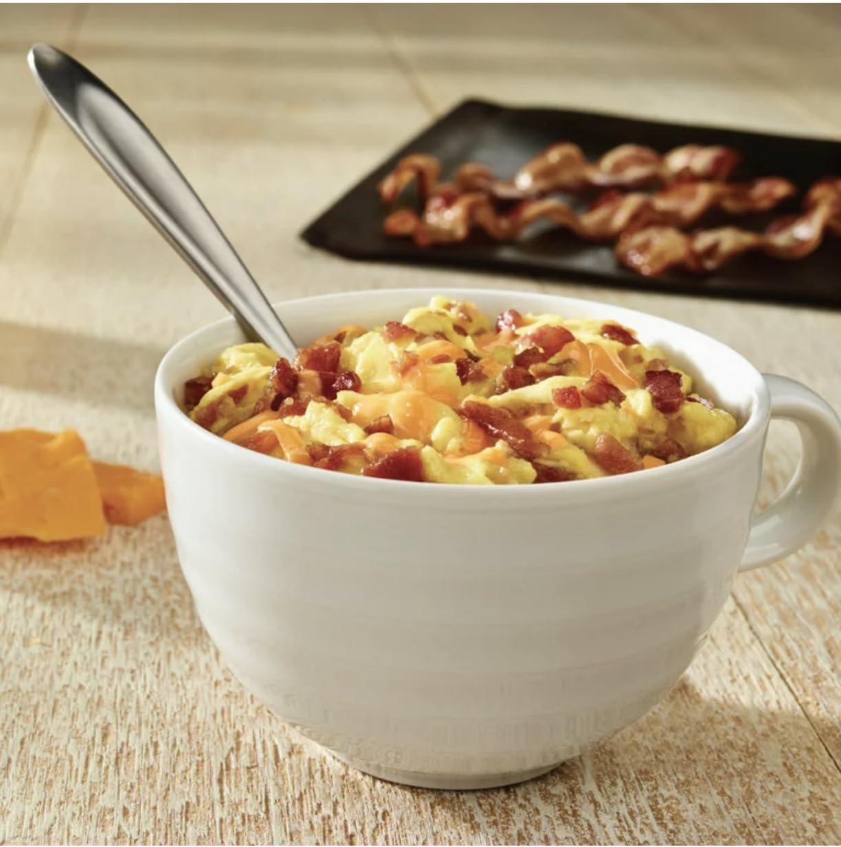 Salutem Vita – Tazón de desayuno Jimmy Dean  2 de jamón y queso  + 2 de tocino y queso cheddar, 7 onzas cada uno – Total de 4 tazones