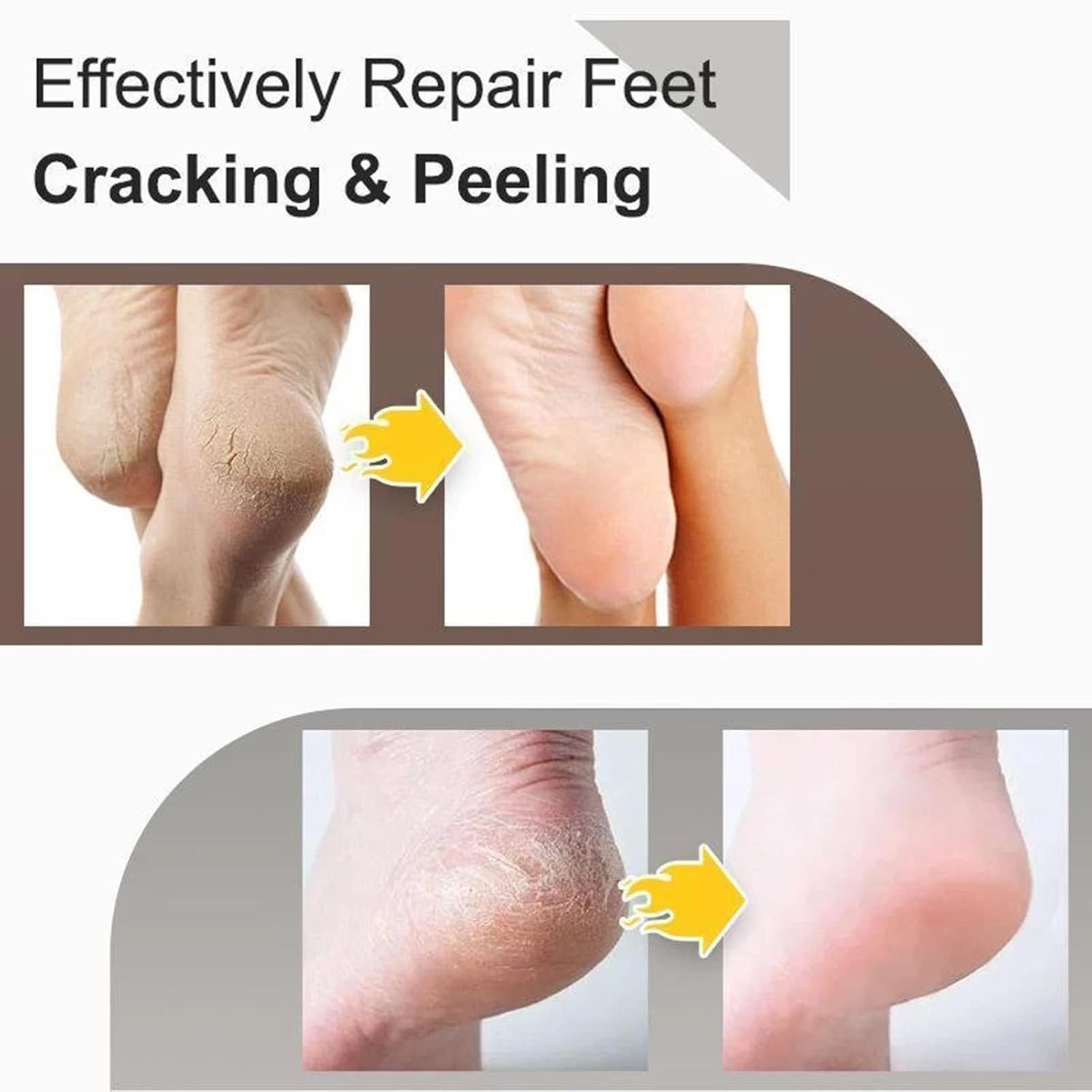 Crema reparadora de piel agrietada para invierno 2022, crema para pies y manos antigrietas, crema reparadora agrietada en el talón, máscara de pies