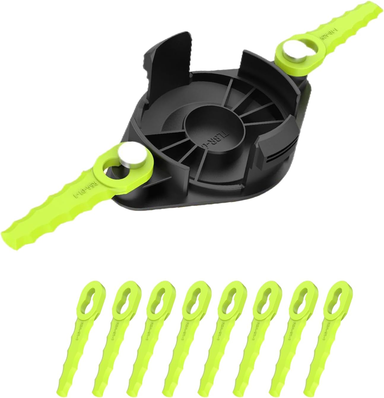 Cabezal de cuchilla para malezas, compatible con desbrozadoras Ryobi de 18 voltios, 24 voltios y 40 voltios, puede reemplazar el cabezal de