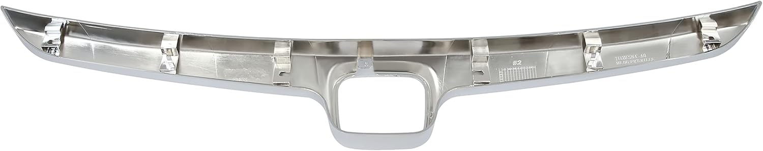 KARPAL Moldura de rejilla delantera compatible con Honda Civic Sedan Chrome HO1200172 2006 2007 2008