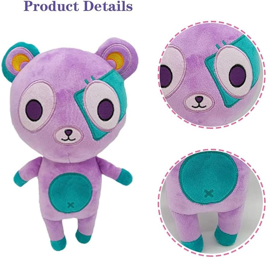 Peluche de oso de peluche de 9.8 pulgadas, juguete suave y tierno para niños y fanáticos, ideal para cumpleaños, idea de Navidad, peluches Kawaii