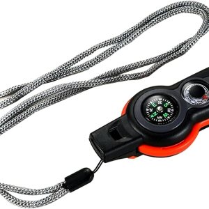 Brújula multifunción 7 en 1, para supervivencia al aire libre, termómetro de brújula con espejo LED, multiherramienta para camping, senderismo, Brújula multifunción 7 en 1, para supervivencia al aire libre, termómetro de brújula con espejo LED, multiherramienta para camping, senderismo,