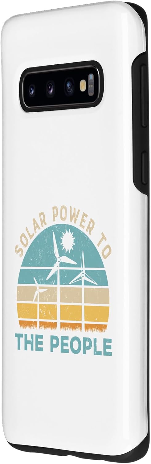 Funda para Galaxy S10 solar power to the people green renewable energy