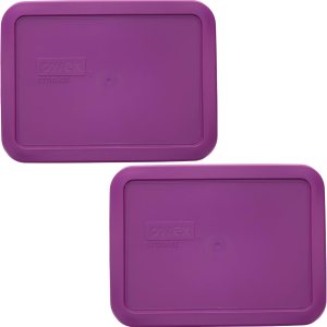 Pyrex 7210-PC – Tapa de repuesto de plástico para almacenamiento de alimentos, de 3 tazas, fabricada en Estados Unidos, paquete de 2 Pyrex 7210-PC – Tapa de repuesto de plástico para almacenamiento de alimentos, de 3 tazas, fabricada en Estados Unidos, paquete de 2