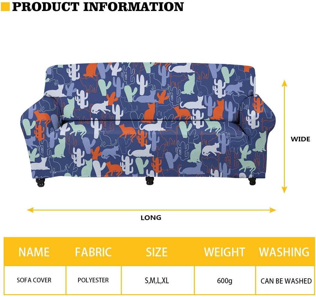 Boatee 1 funda elástica para sillón de 3 plazas, diseño de girasol con nota musical, funda protectora para muebles, funda protectora para sofá