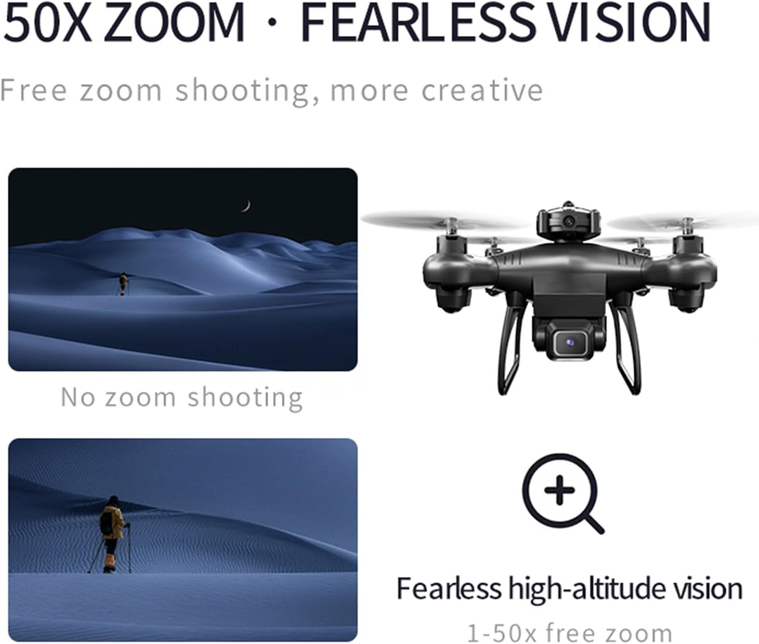 Gbsell Mini dron con cámara dual 1080p HD FPV Control remoto Juguetes regalos para niños niñas con altitud de retención modo sin cabeza Ajuste de