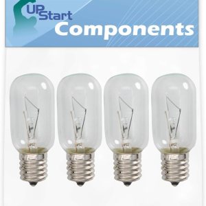 Paquete de 4 bombillas de repuesto para microondas Samsung ME16K3000ASAA (0000), compatible con bombillas Samsung 4713-001013 Paquete de 4 bombillas de repuesto para microondas Samsung ME16K3000ASAA (0000), compatible con bombillas Samsung 4713-001013