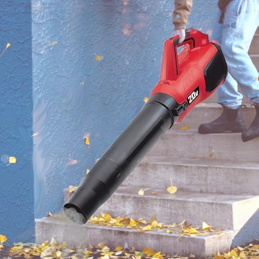 Bauer – Soplador de ventilador inalámbrico de iones de litio de 20 V compatible con batería – Solo herramienta, potente flujo de aire de 96 MPH para