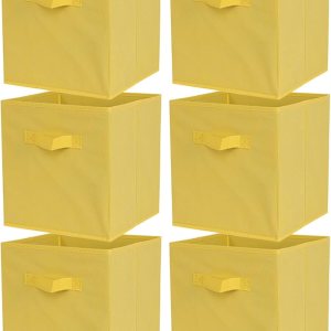 Juego de 7 cubos de almacenamiento plegables de tela, con cremallera y asas, organizador para armario, colchón, almacenamiento de alimentos, bolsas Juego de 7 cubos de almacenamiento plegables de tela, con cremallera y asas, organizador para armario, colchón, almacenamiento de alimentos, bolsas