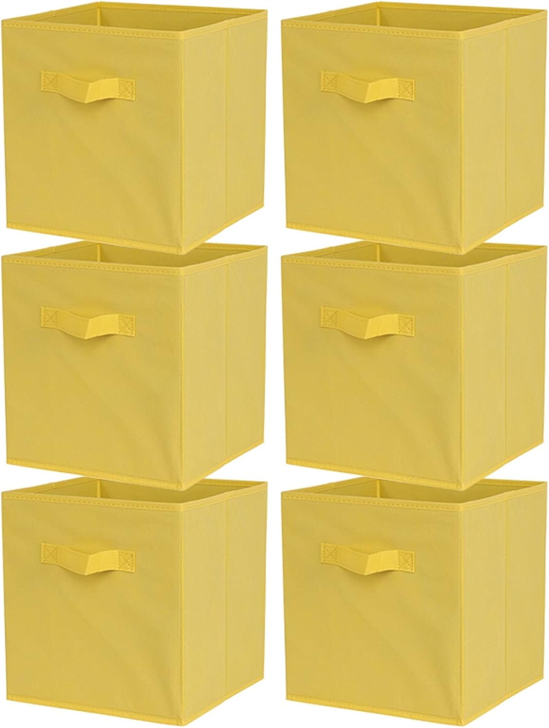 Juego de 7 cubos de almacenamiento plegables de tela, con cremallera y asas, organizador para armario, colchón, almacenamiento de alimentos, bolsas