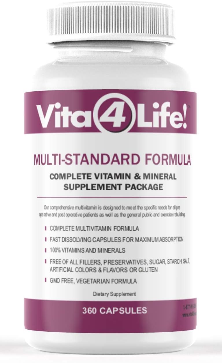 Multivitaminas bariátricas, fórmula multi-estándar – 360 unidades