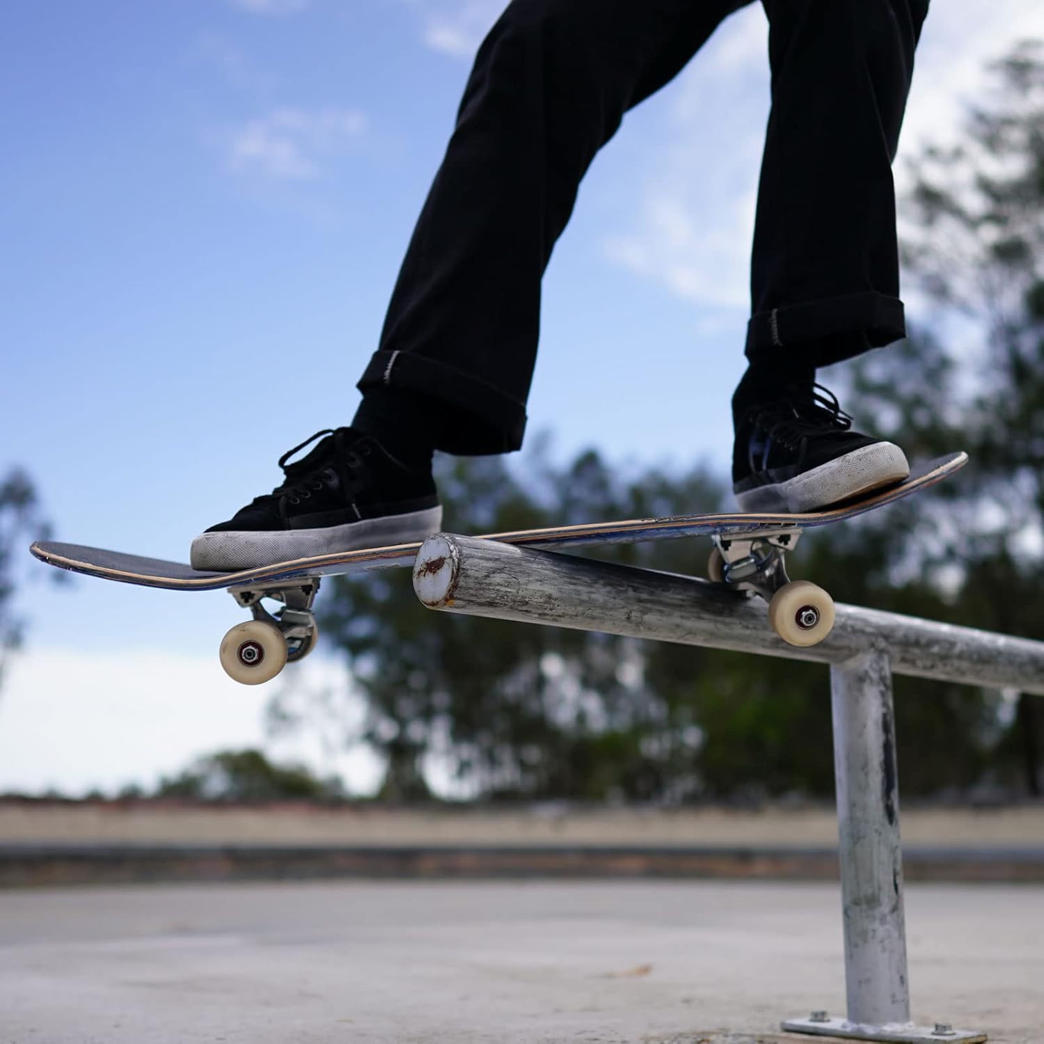 PATIKIL Hoja de cinta de agarre, cinta antideslizante impermeable de alta tracción, empuñaduras de papel de lija para patineta, patineta, patineta,