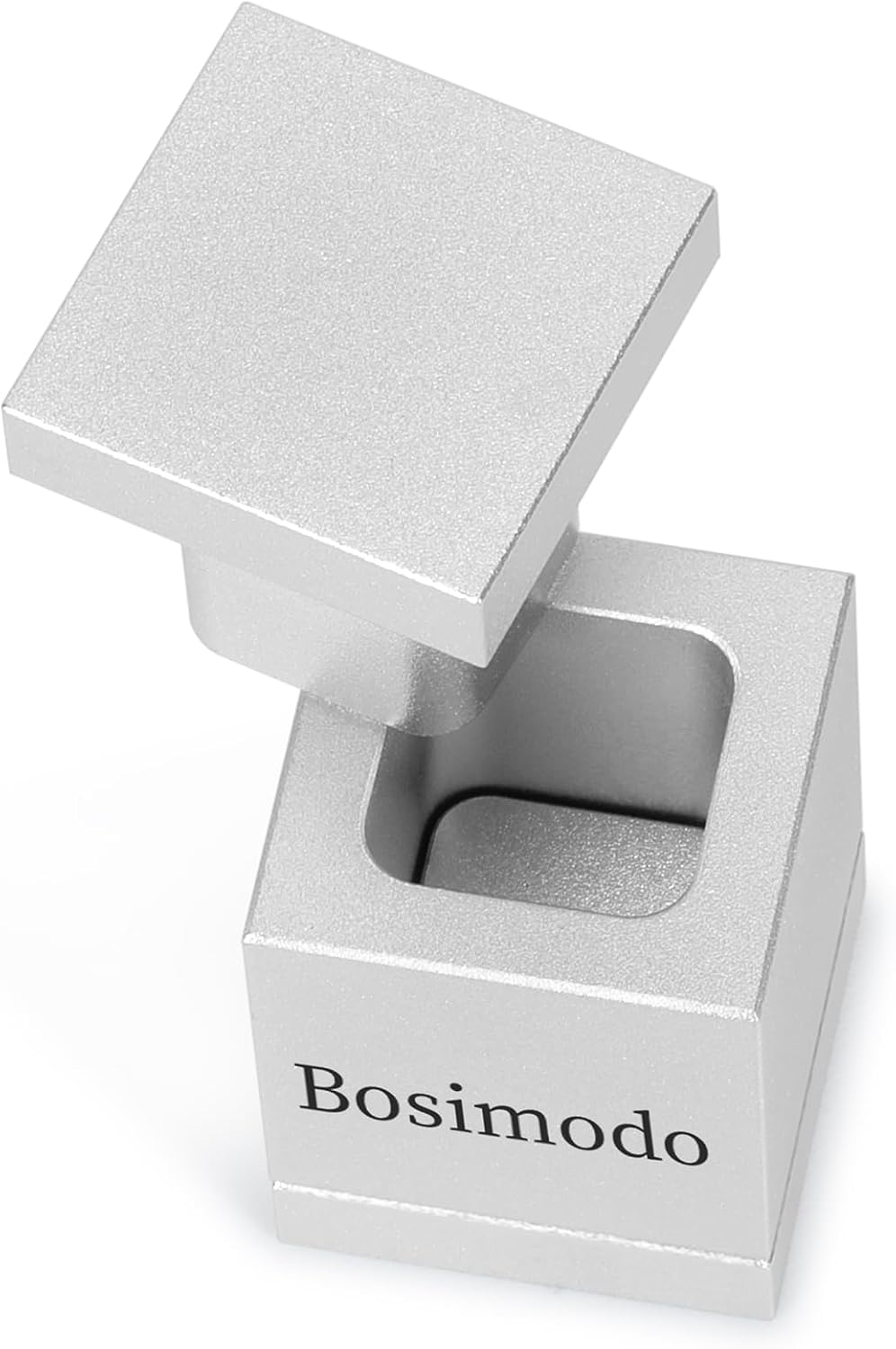 Bosimodo 1X1 Molde de preimpresión sólido 6061 Molde de preimpresión de flores de aluminio sólido (blanco plateado 1 x 1)