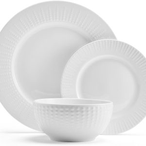 Pfaltzgraff Cassie – Juego de vajilla de 12 piezas, servicio para 4 Pfaltzgraff Cassie – Juego de vajilla de 12 piezas, servicio para 4