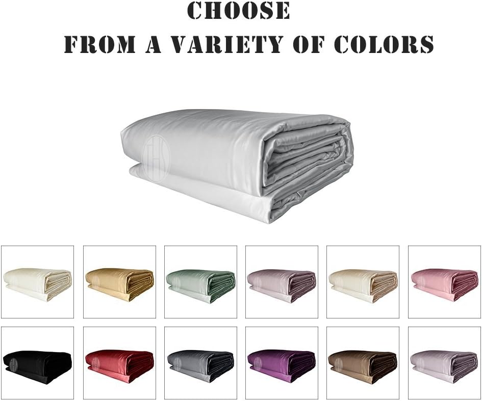 THXSILK Edredón de seda cubierto de seda de lujo para primavera y otoño, 2 en 1, funda de edredón 100% seda extraíble, más edredón 100% seda, tamaño