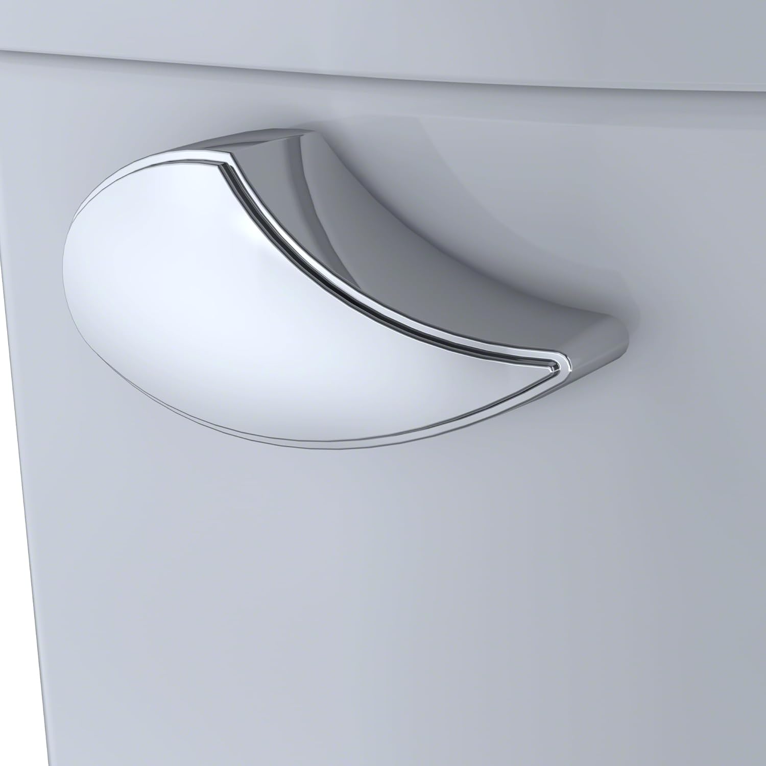 TOTO WASHLET+ Carlyle II – Inodoro alargado de una pieza de 1.28 GPF con asiento de bidé contemporáneo WASHLET+ S7A, algodón blanco –