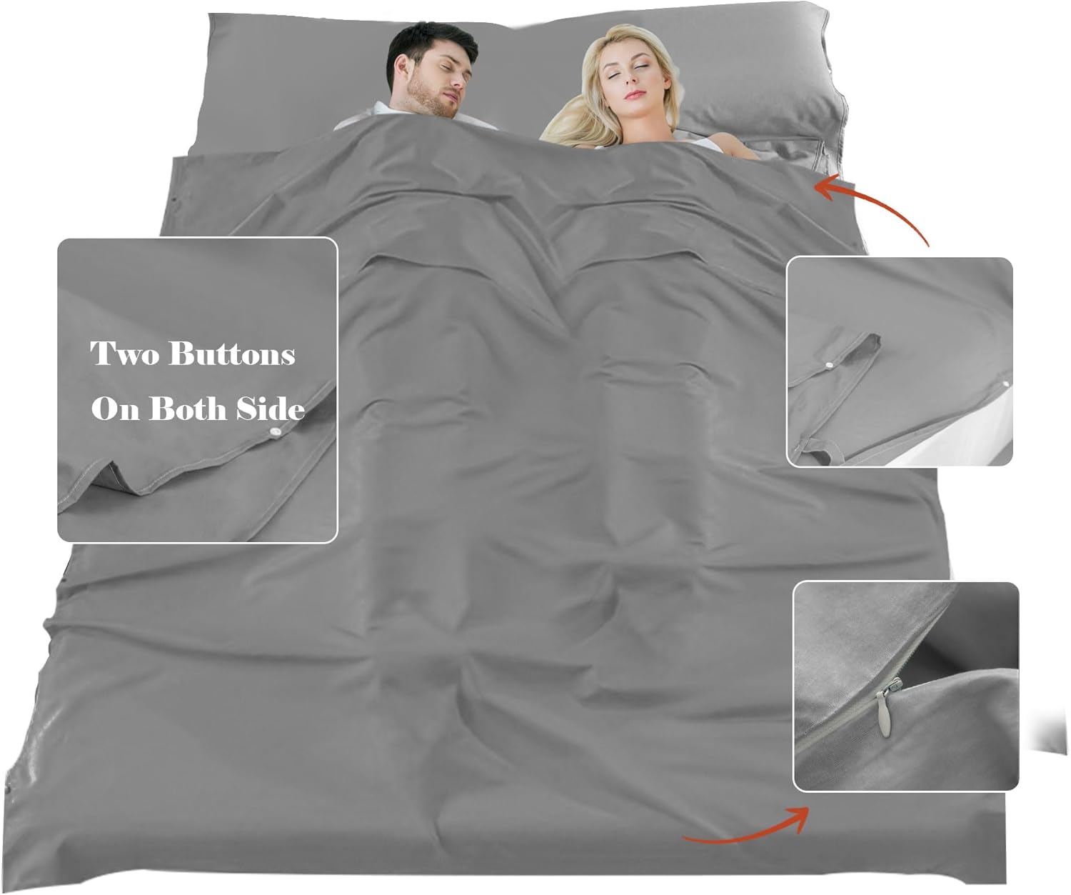 Saco de dormir para acampar y viajar sábanas para adultos – Hostels & Traveling Sleep Sack
