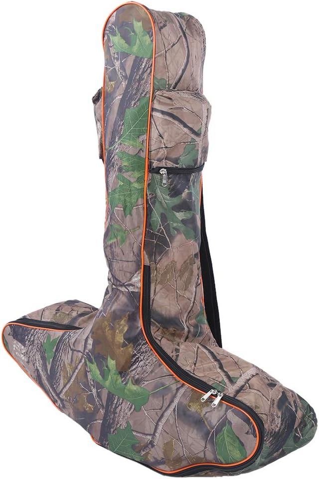 Qiilu Bolsa de ballesta Excalibur Bolsa de ballesta de camuflaje Ballesta Bolsa de almacenamiento de tela de buey en forma de T Bolsa de arco