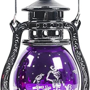 Lámpara portátil LED de Halloween, lámpara de aceite pequeña retro, decoración creativa de Halloween, lámpara LED sin llama. Lámpara de noche para Lámpara portátil LED de Halloween, lámpara de aceite pequeña retro, decoración creativa de Halloween, lámpara LED sin llama. Lámpara de noche para