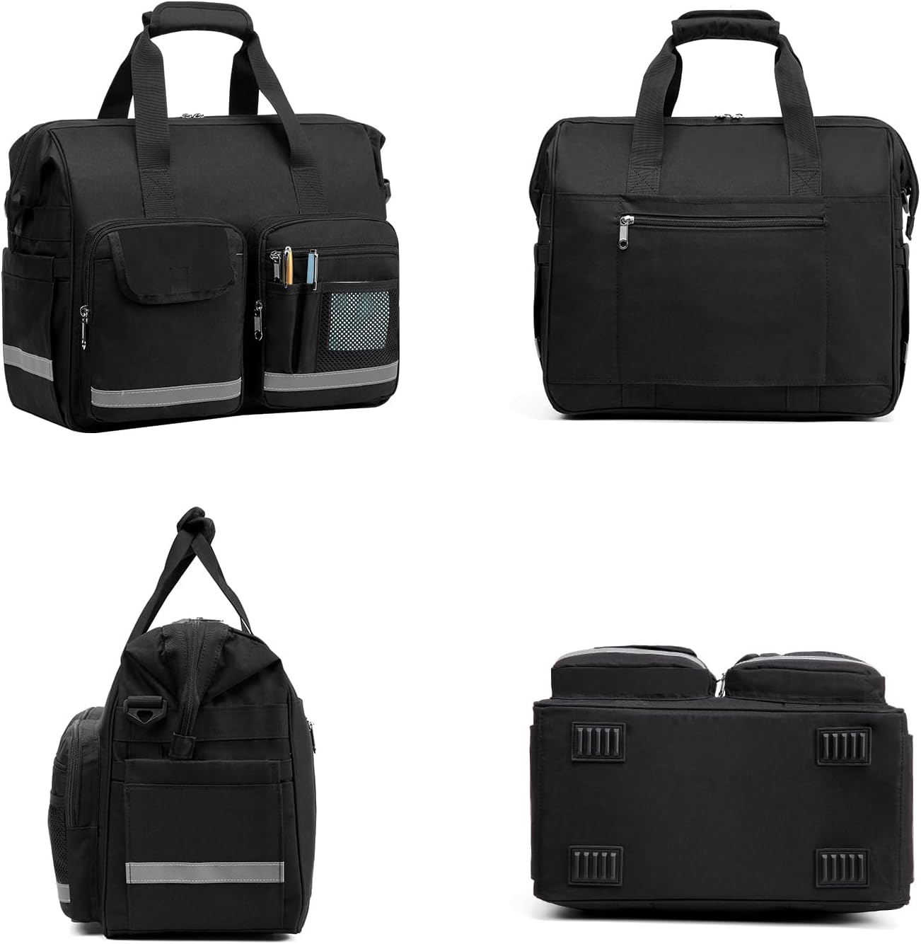 Bolsa médica para médico, bolsa de enfermera para el hogar, bolsa de trauma, bolsa de lona de emergencia EMS roja para primeros auxilios, EMT,