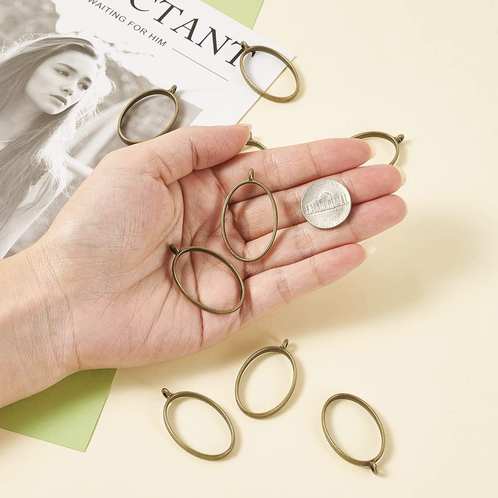 Colgantes de cuentas de metal de estilo tibetano para hacer joyas