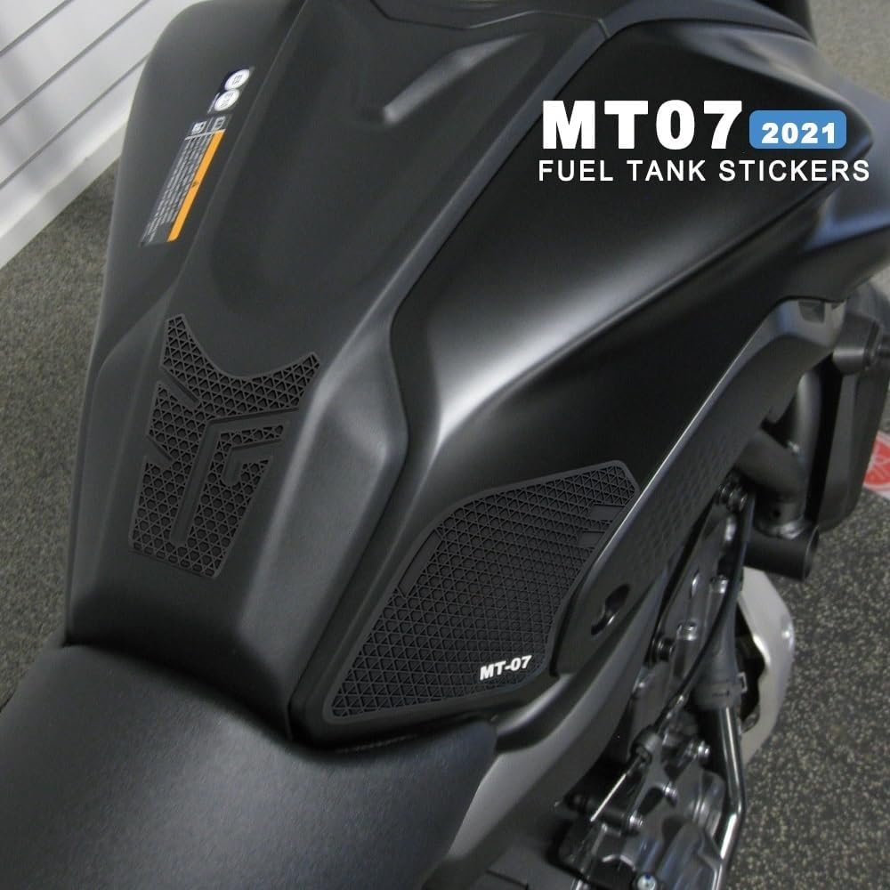 Adhesivo para tanque de combustible para motocicleta, antideslizante, para tanque de combustible, impermeable, adhesivo de goma para Y&AMAHA MT 07